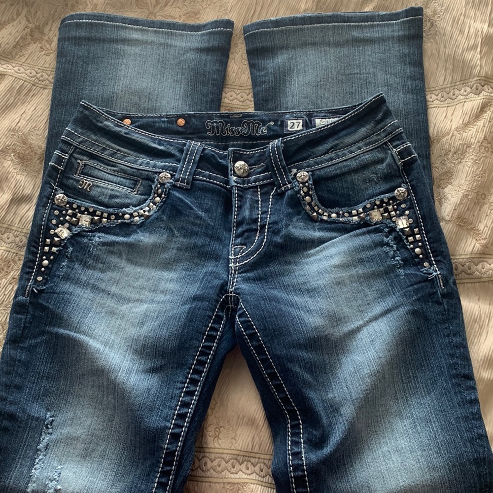 Miss Me rhinestone embellished jeans